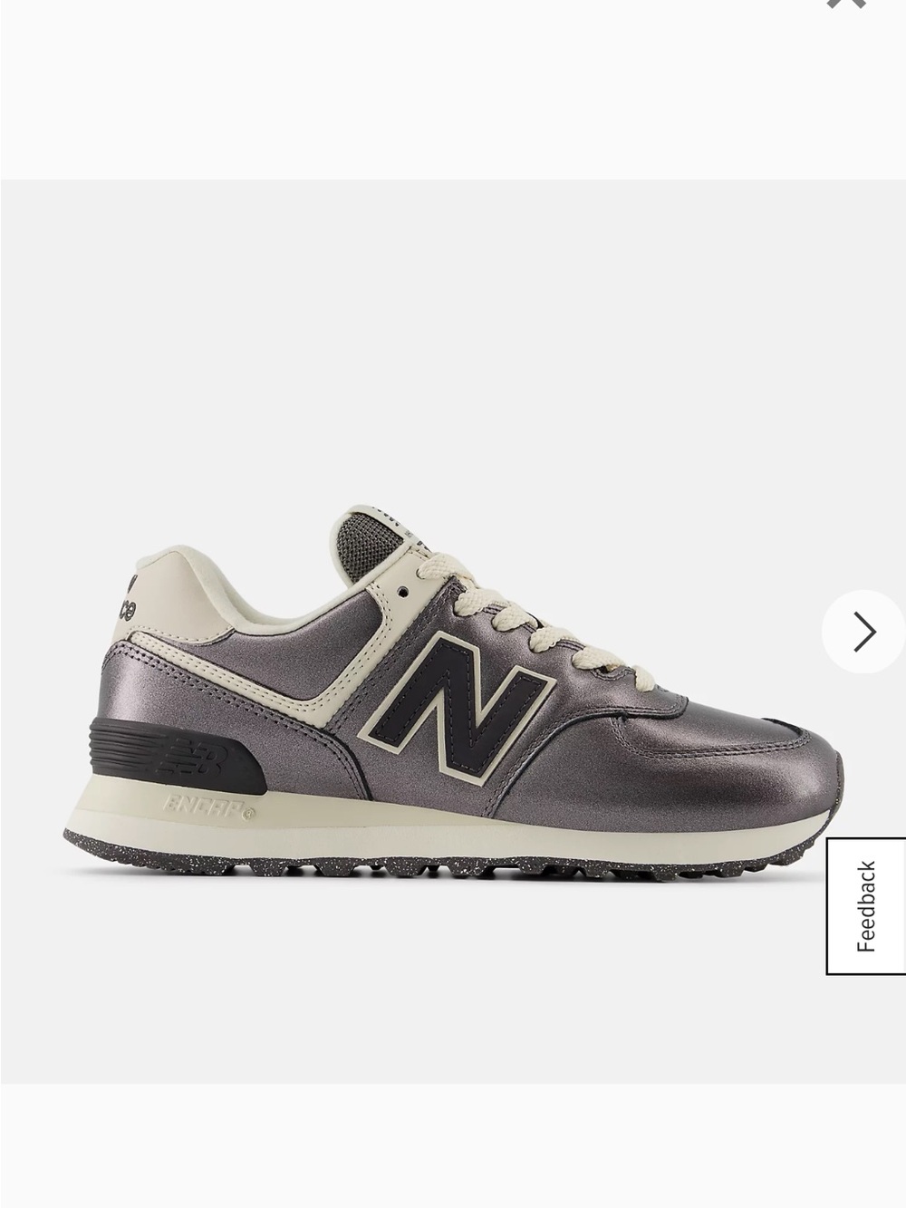 New Balance Women’s 574 Metallic Bronze and Black Sneaker size 9 - Picture 7 of 7